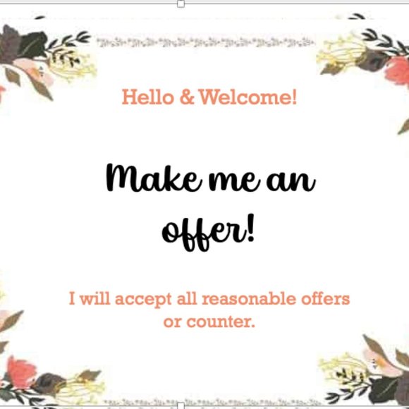 Feel free to be the first to make an offer! Other - 🛑 Please make me an offer on item(s) you like🛑